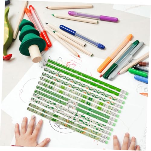 24 lápices de madera Luxshiny para dibujo escolar miniatura 5