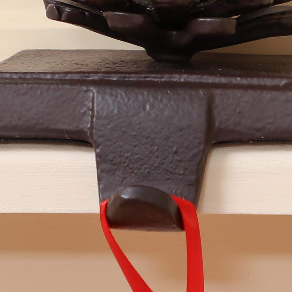 Decor - Cast Iron Decorative Christmas Tree Stocking Holder - Solid - Beautiful