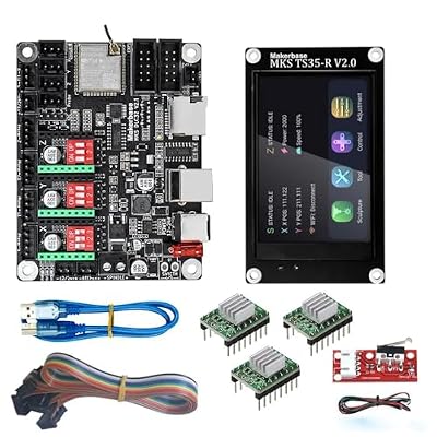 Makerbase MKS DLC32 V2.1 Offline Controller 32bits ESP32 WiFi GRBL TFT Touch Screen for Desktop Laser Engraving Machine (TYPE-14)