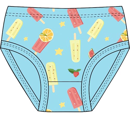 Grebarley Girls' Underwear,Soft Cotton Tagless Panties for Toddlers Pink4