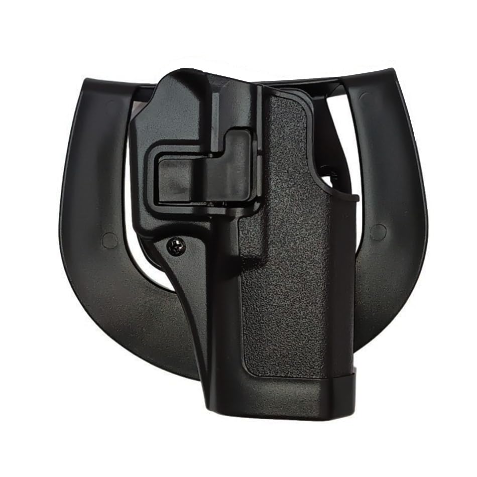 TRIMAX Funda rígida/Holster Pistola Glock 17 OWB | Protección de Arma de Aire comprimido y Airsoft