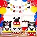 MOAXMOA Party favor Gift Bags Candy Treat Bags Birthday Baby Shower Wedding Mickey Minnie Theme Decorations Supplies with Stickers Set of 24