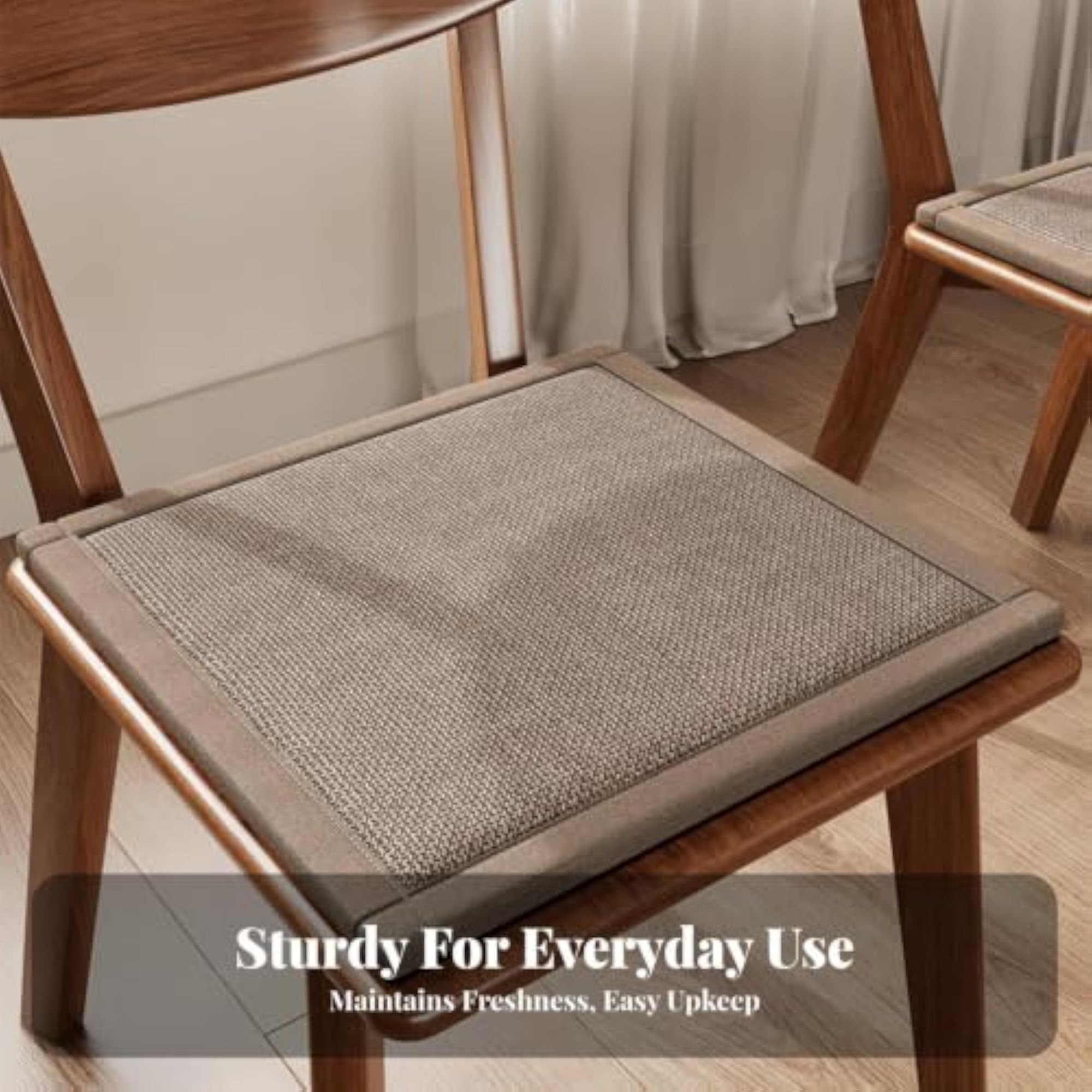 Thickened Dining Chair Pad, Breathable Non-Slip Cushion