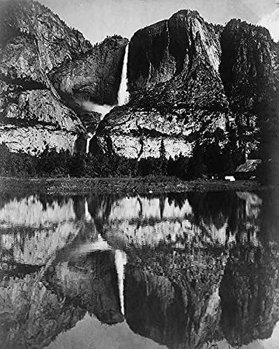 Yosemite Falls Merced River Reflection 1906 11x14 Photograph Photo Print