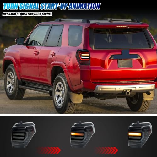 Feux stop pour Toyota 4Runner 5th avec clignotant dynamique séquentiel - 4