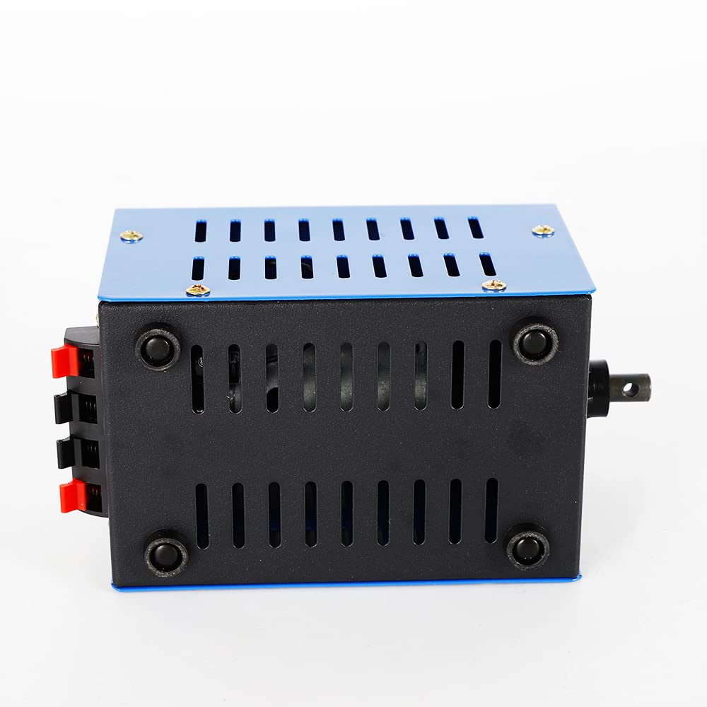 Generador de manivela de mano para exteriores, cargador USB, batería de supervivencia de emergencia al aire libre, 2000 rmp/min, color azul