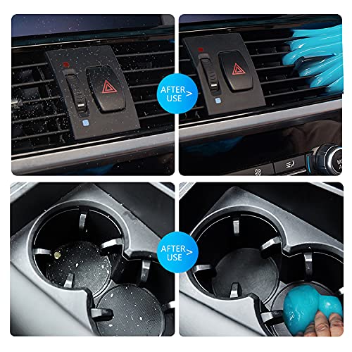 TICARVE 3 Pack Cleaning Gel for Car Detailing Putty Car Vent Cleaner Goo Cleaning Putty Gel Auto Detailing Tools Car Interior Cleaner Dust Cleaning Mud for Cars Dust Cleaner Slime Keyboard Cleaner