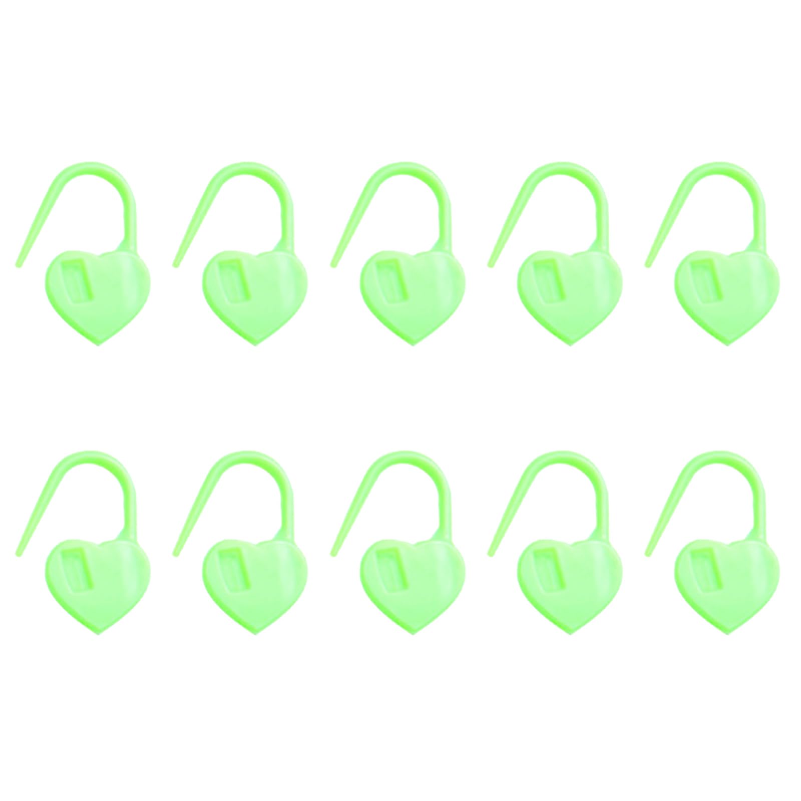 Jazuaiao 1000 Pcs Knitting Crochet Markers Heart Shaped Stitching Markers Knitting Accessories for Clothing Handicraft Project