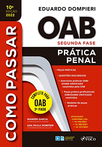 OAB Segunda Fase: Prática Penal (Como Passar) (Portuguese Edition...