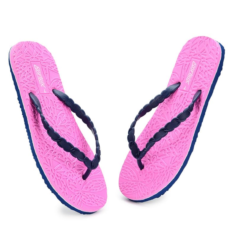 softrix Hawaii Slippers for Women's|Casual Wear Stylish Footwear|Comfortable Chappal for Women Daily Use|Ladies Slipper| Lightweight Home Use Sleeper for Women-picture-40