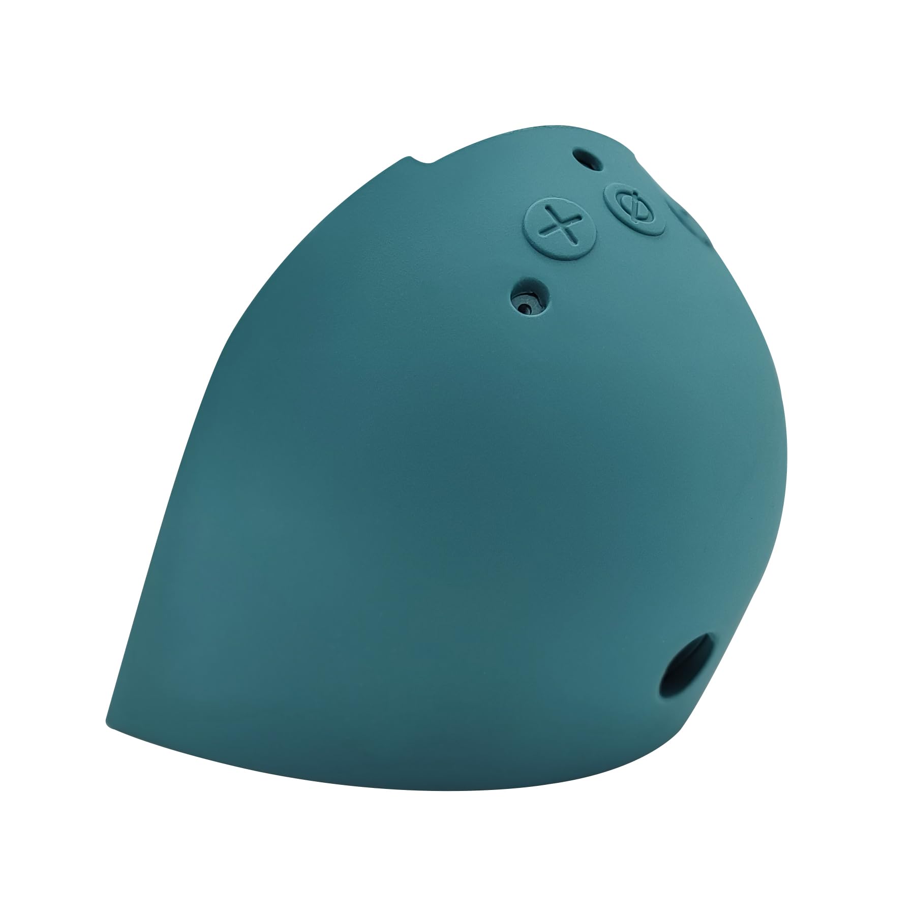 Compatible with theAmazon Echo Pop (2023 Release) Thickened Silicone Protective Cover, The Base is More Stable, 360° Protection, and a Close fit with The Speaker housing (Midnight Teal)