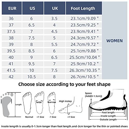 Konhill Women's Lace-Up Oxfords Flats Classic Knit Brogue Dress Walking Shoes Casual Sneakers 10.5 Us Dark Grey #TOP4