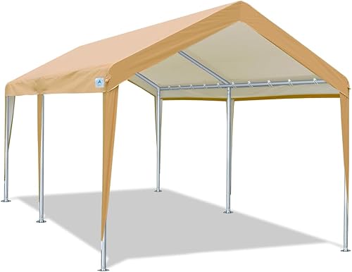 Miniatura 9 de ADVANCE OUTDOOR - Toldo de 10 x 20 pies, resistente, para automóvil, garaje, tienda de campaña para fiestas, altura ajustable de 6 pies a 7.5 pies