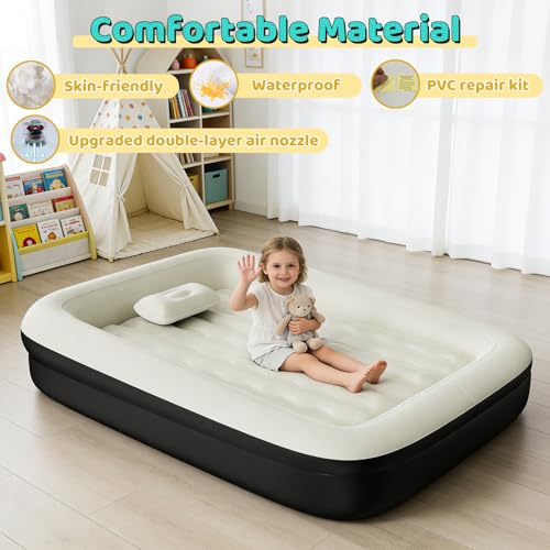Image of Inflatable Toddler Travel Bed 64inch