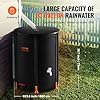 VEVOR Collapsible Rain Barrel, 53 Gallon/201 L Portable Rain Water Collection Barrel, PVC Rainwater Collection System with Spigots and Overflow Kit, Water Barrel for Garden Water Catcher #3