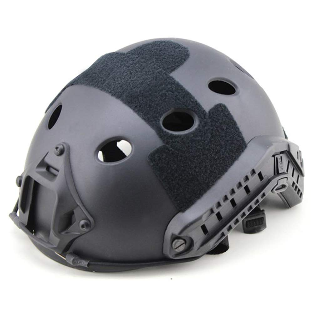 Casque Militaire SWAT Fast Airsoft Type PJ avec Visière et Lunettes NVG pour Paintball CS