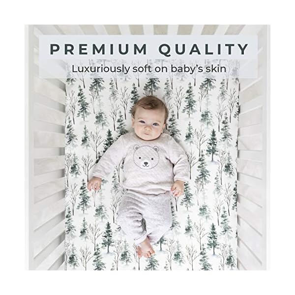 Pobi Baby – Premium Spannbettlaken für Doppelbett, Bettlaken mit Kissenbezug, ultraweiches Baumwollmischgewebe… – Bild 3