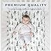 Pobi Baby - Fitted Crib Sheets for Boys, Girl - Baby Crib Sheet Neutral - Crib Mattress Sheet - Ultra-Soft Cotton Crib Sheets, Toddler Bed Sheets (Magical)