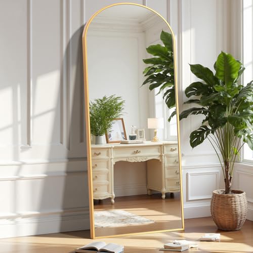 OLIXIS Full-Length Mirror with Stand or Wall Mount