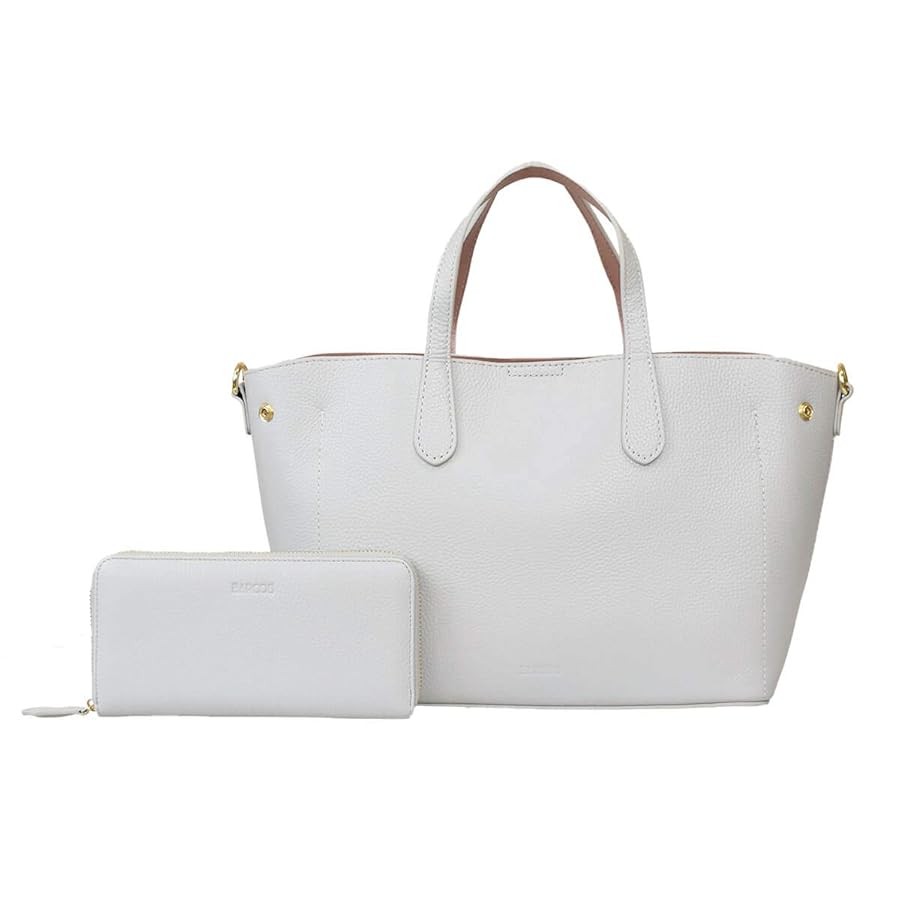 Amazon | [バルコス] シュリンクレザーハンドバッグ&財布