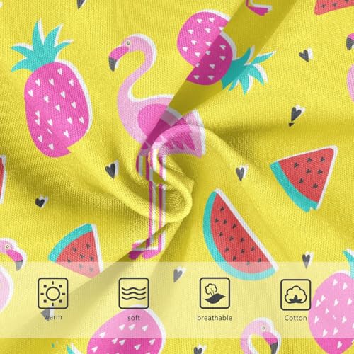 Little Girl Underwear Toddler Panties Kids Undies Flamingo Pineapple Watermelon Fruit Soft Cotton Briefs 2T-8Y3