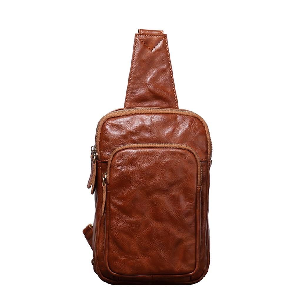 Sac de poitrine à bandoulière grand volume pour homme et femme