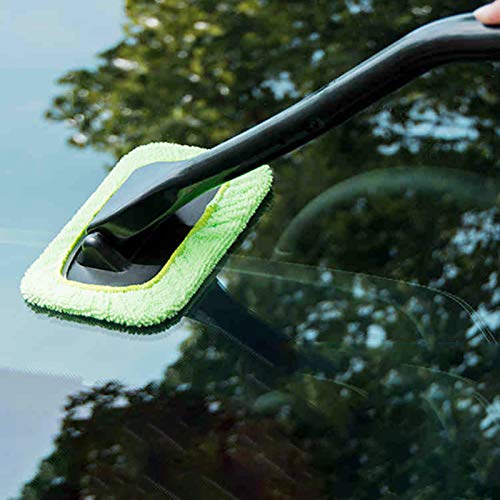 Adaskala Novo limpador de vidros automotivo de microfibra para pára-brisa escova rápida fácil de bri