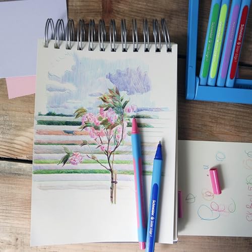 Schneider 152203 Slider Edge XB Kugelschreiber (Strichstärke: XB, dokumentenecht, Dreikant-Stift) 10er Packung blau