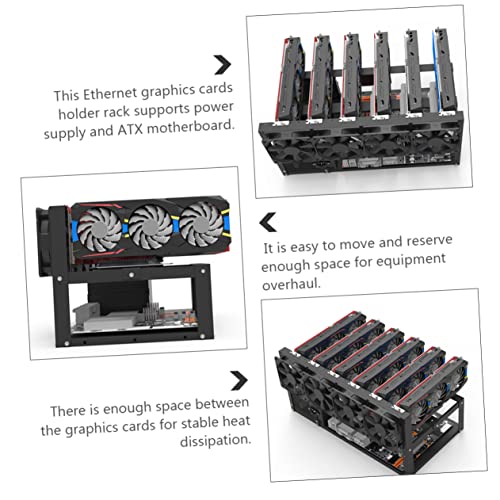 Soporte para CPU abierto TEHAUX para minería y ATX miniatura 6
