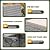 Devoko Dining 7 PCS Furniture, Patio Conversation Set with Acacia Wood Table Top, Outdoor, Beige Cushion and Grey Rattan