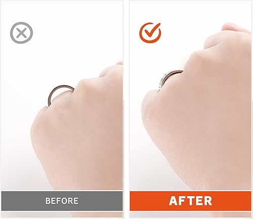 Miniatura 5 de Juego de ajustadores de tamaño de anillo para anillos sueltos, 3 estilos invisibles reductor de anillo de protección, 6 protectores de anillo de