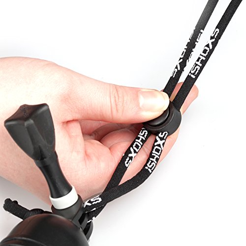 iSHOXS Aqua Handle - ActionCam Handstativ für emüdungsfreies Filmen - Bobber mit Styropor Innenkern passend für GoPro - auch mit montierter Kamera unsinkbar – Bild 6