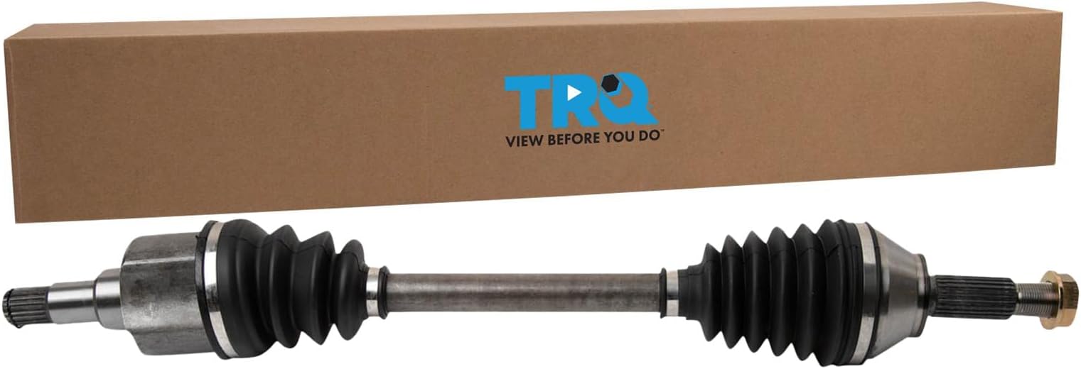 TRQ Front Driver Side CV Axle Assembly Compatible with 2000-2004 Ford Focus 2.0L Manual Transmission