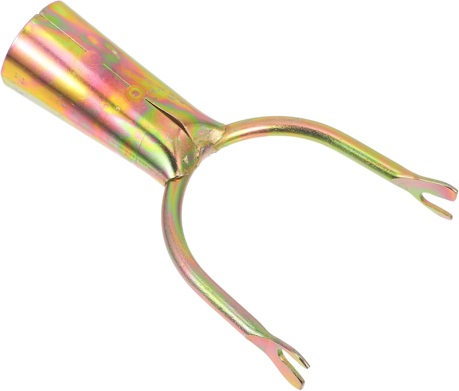 Tige de séchage de vêtements télescopique avec 3 têtes de fourche pour penderie haute