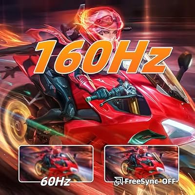 ZZA 32 Curved Gaming Monitor, 4K UHD (3840 x 2160) VA Display, 1500R Immersion, 144Hz/160Hz Refresh Rate, Advanced Computer Screen, Supports AMD FreeSync Premium, 120% sRGB Color Gamut,HDMI 2.1/DP1.4
