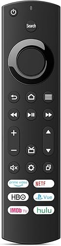 Mando a distancia de repuesto solo para televisores inteligentes Insignia y televisores inteligentes Toshiba con 6 botones de acceso directo, Prime