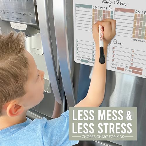 Magnetic Chore Chart for Kids Multiple Kids, Chore Board Adults and Teens - image 5