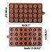 Emoji Chocolate Mold Funny Shaped Candy Making Molds Cute Silicone Baking Mould Ice Cube Tray Mini Pudding Gummy Maker (2 PCS Emoji)