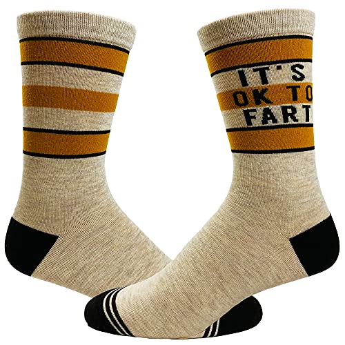 Calcetines divertidos con humor de pases gaseosos talla única multicolor para baño
