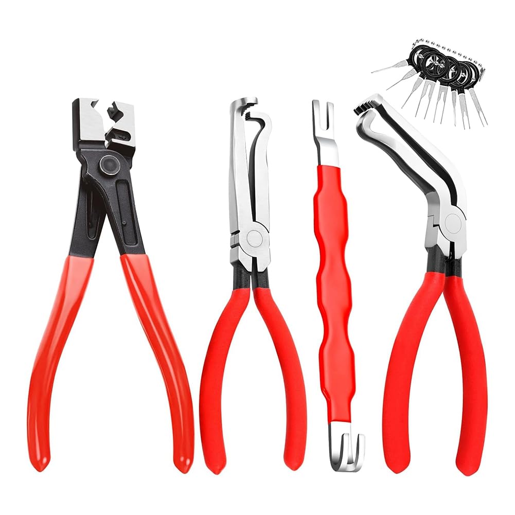 Littimoon Automotive Electrical Connector Separator, 4Pcs Disconnect Pliers, Electrical Plug Connector Disconnect Tool