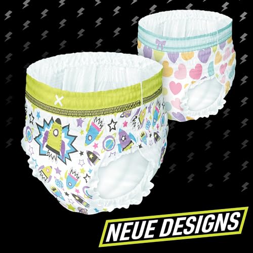 Ninjamas Pyjama Pants Raumschiff, 54 absorbierende Nachthöschen, 8 Jahre, 27kg-43kg, Auslaufschutz für die ganze Nacht – Ansicht 8