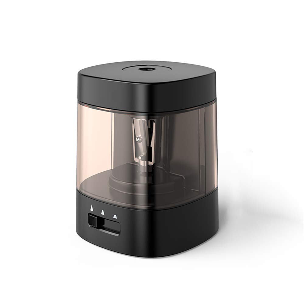 مبراة أقلام الرصاص مع إيقاف تلقائي ، مبراة قلم رصاص كهربائية ، شفرة فولاذية شديدة التحمل ، USB/بطارية تعمل بالطاقة ، توقف تلقائي - للمنزل ، المكتب ، المدرسة