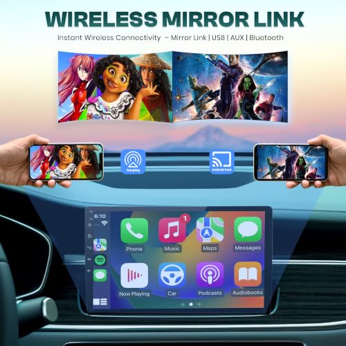 Image of Trony 9 inch Android 14 Car Stereo for Honda City (2008-2013) | 4GB+64GB | CarPlay & Android Auto | Full HD Touch | WiFi | GPS | Bluetooth | DSP Sound | Reverse Camera | Frame | 1 Year Warranty