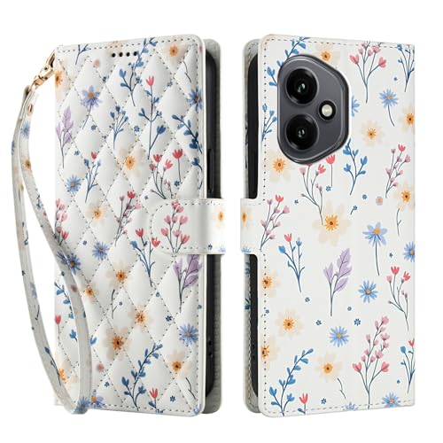Étui en cuir premium Honor 400 avec finitions soignées et étui silicone A2