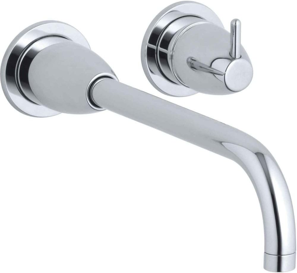 KOHLER K-T197-CP Falling Water Wall-Mount Lavatory Faucet Trim in Polished Chrome