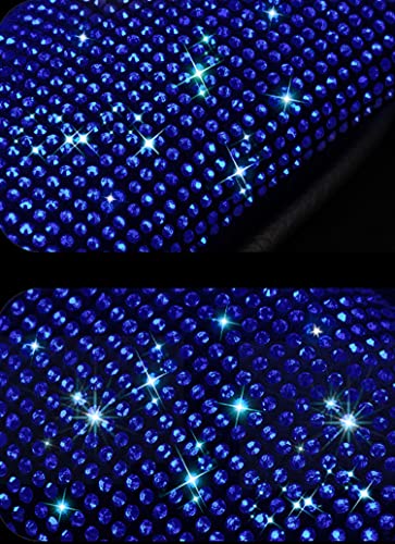 Mlovesie Plush Auto Gear Shift Knob Cover With Crystal Glitter Bling Rhinestones For Girls,Lady Universal Fit (Bling) (Blue) #TOP1