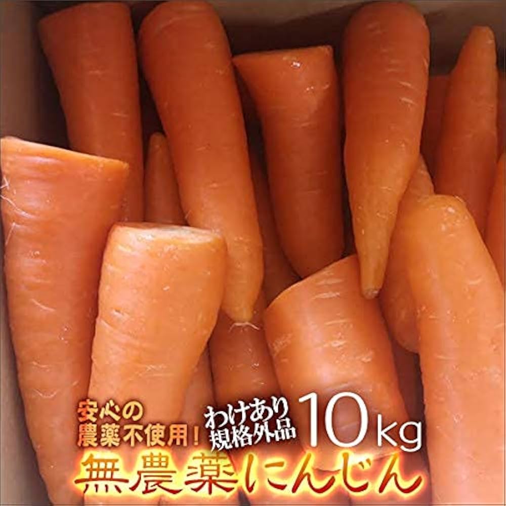 Amazon.co.jp: カットにんじん10kg 農薬不使用・化学肥料不