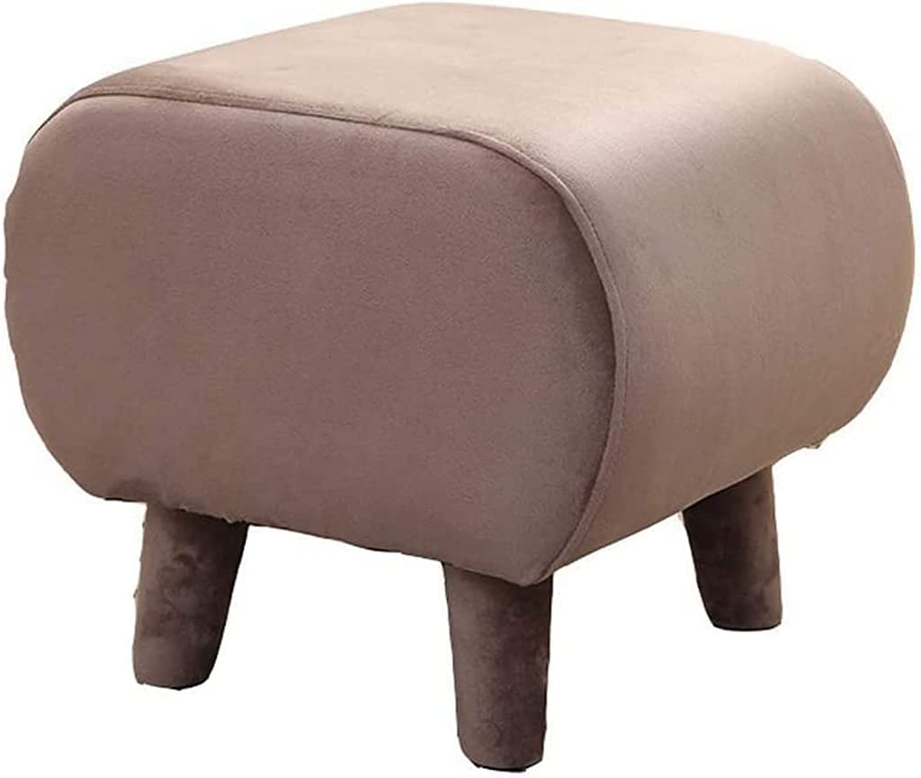 Repose-pieds tabouret en tissu pour corriger l'assise basse