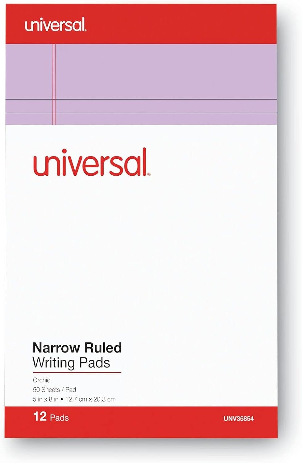 Universal Attractive Legal Ruled Writing Pad, 5 x 8" (35854)