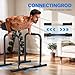 RELIFE REBUILD YOUR LIFE Dip bars &Dip Station Functional Heavy Duty Dip Stands Fitness Workout Dip bar Station Stabilizer Parallette Push Up Stand (Black)
